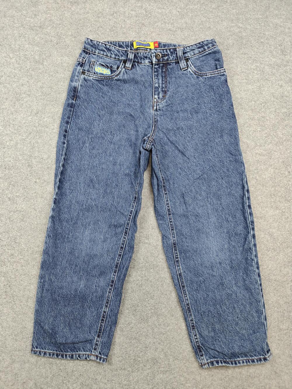 Empyre Mom Jeans Womens 25 Blue Medium Wash High Rise Relaxed Fit Denim